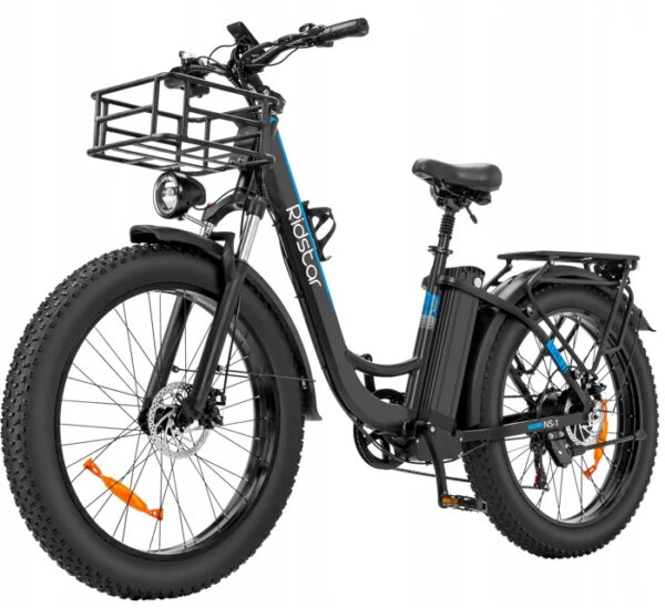 Vélo électrique Ridstar MN26 - 48V 1500W -Batterie 48V 20ah- Shimano 7 vitesses - Frein mécanique --26"*4.0 pneus tout terrain